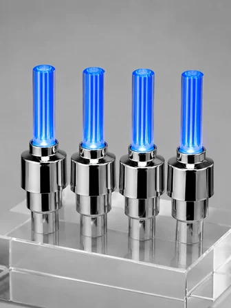 Hareketle Yanan LED Sibop Işığı 4'lü Araç Lastik Lambası