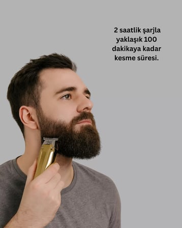 Kablosuz Erkek Bakım Tıraş Makinesi Hassas Bıçaklı Şarjlı Kullanım Yeni Nesil