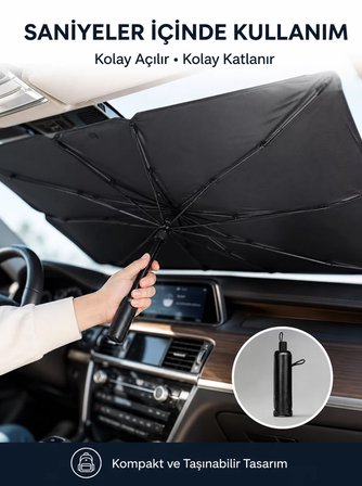 Renault Symbol Dacia Sandero Opel Corsa Ford Ka Peugeot 208 Uyumlu Oto Şemsiye Yeni Nesil