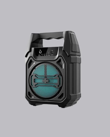 Bluetooth Hoparlör Mikrofonlu Taşınabilir Ses Sistemi FM Radyo USB SD Kart ve TWS Özellikli