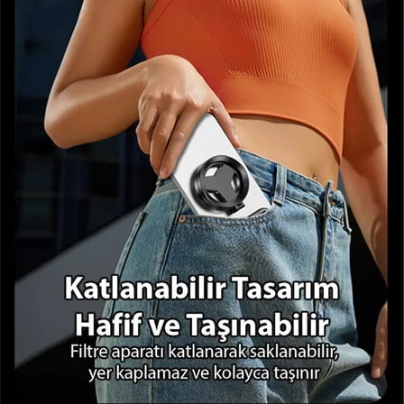 Ally MagSafe Uyumlu Manyetik 52mm CPL Polarize Telefon Kamera Lens Filtresi (Yansıma Önleyici)-1852