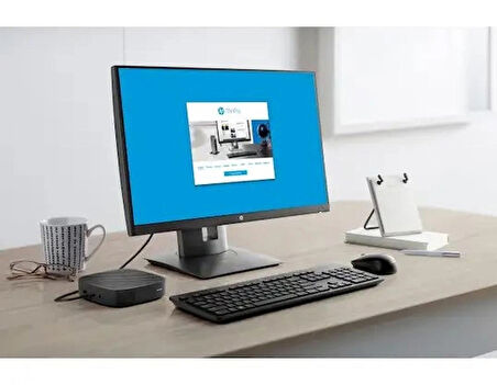 HP 22 İNÇ MONİTÖR VE HP T430 Thin Client 496L8AA Celeron N4020 4 GB 32 GB UHD Graphics 600 Mini PC