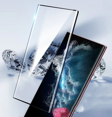 Samsung Galaxy S20 Ultra Uyumlu Kavisli Ekran Koruyucu Nano Pet Film - Extra Darbe Koruma - Ekranı Tam Kaplar