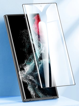 Vivo V30 Pro Uyumlu Kavisli Ekran Koruyucu Nano Pet Film - Extra Darbe Koruma - Ekranı Tam Kaplar