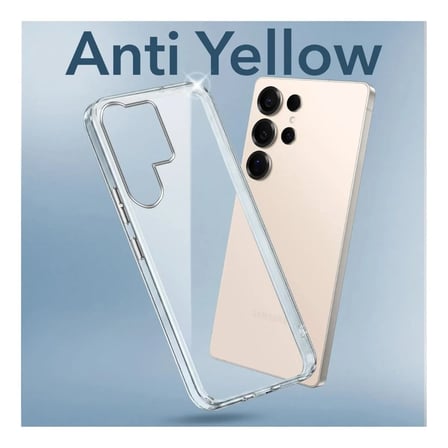 Samsung Galaxy S26 Ultra Uyumlu Şeffaf Silikon Kılıf - Sararmaya Karşı Dayanıklı Sert Slim Kapak
