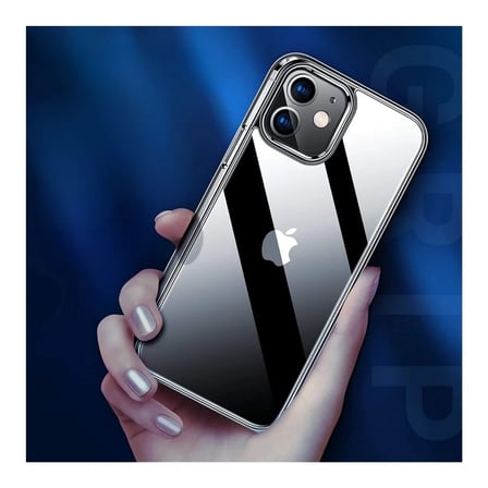 Apple iPhone 12 Uyumlu Şeffaf Silikon Kılıf - Sararmaya Karşı Dayanıklı Sert Slim Kapak