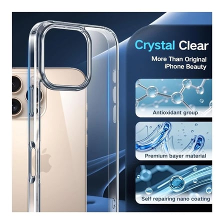 Apple iPhone 12 Pro Uyumlu Şeffaf Silikon Kılıf - Sararmaya Karşı Dayanıklı Sert Slim Kapak