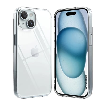 Apple iPhone 15 Uyumlu Şeffaf Silikon Kılıf - Sararmaya Karşı Dayanıklı Sert Slim Kapak