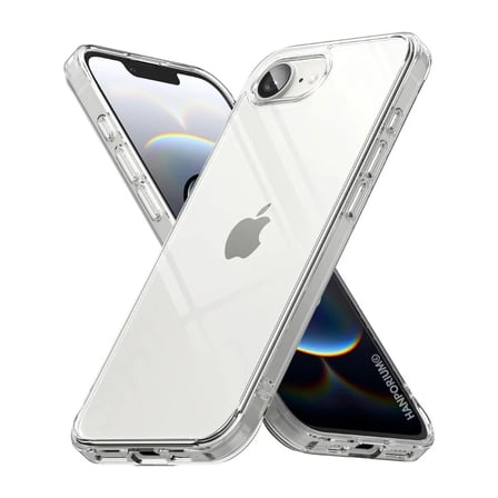 Apple iPhone 16e Uyumlu Şeffaf Silikon Kılıf - Sararmaya Karşı Dayanıklı Sert Slim Kapak
