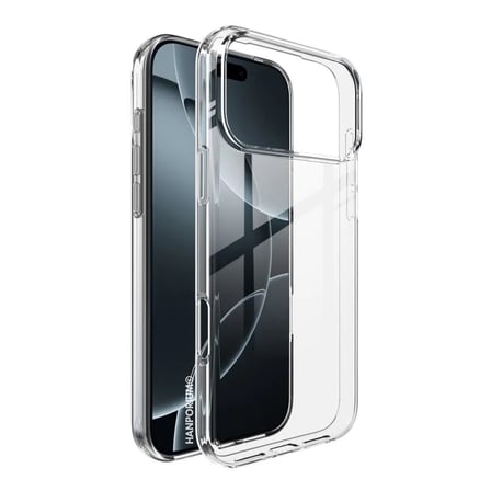 Apple iPhone 17 Pro Max Uyumlu Şeffaf Silikon Kılıf - Sararmaya Karşı Dayanıklı Sert Slim Kapak