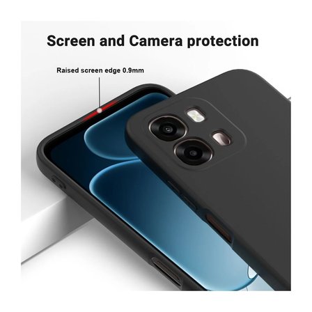 Oppo A6 Uyumlu Silikon Kılıf - Pastel Renk Tonu Kamera Korumalı Esnek Kapak - Şeffaf