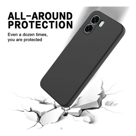 Oppo A6T Uyumlu Silikon Kılıf - Pastel Renk Tonu Kamera Korumalı Esnek Kapak - Gri