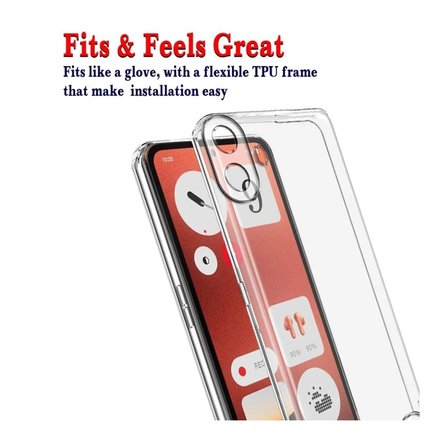 CMF Phone 1 Uyumlu Silikon Kılıf - Pastel Renk Tonu Kamera Korumalı Esnek Kapak - Şeffaf