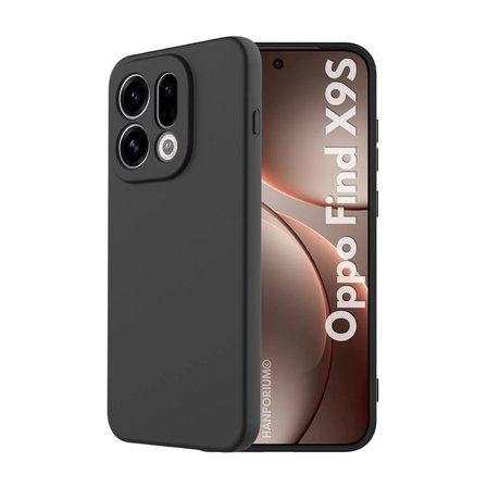 Oppo Find X9S Uyumlu Silikon Kılıf - Pastel Renk Tonu Kamera Korumalı Esnek Kapak - Siyah