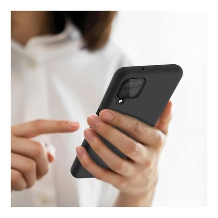 Samsung Galaxy M12 Uyumlu Silikon Kılıf - Pastel Renk Tonu Kamera Korumalı Esnek Kapak - Mürdüm