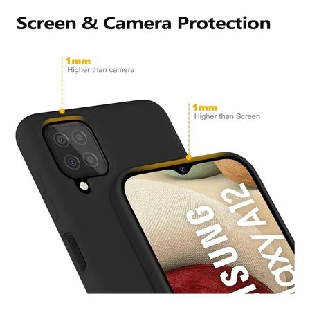 Samsung Galaxy M12 Uyumlu Silikon Kılıf - Pastel Renk Tonu Kamera Korumalı Esnek Kapak - Mor