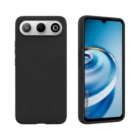 General Mobile GM 26 5G Uyumlu Silikon Kılıf - Pastel Renk Tonu Kamera Korumalı Esnek Kapak - Siyah