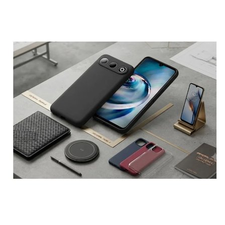 General Mobile GM 26 5G Uyumlu Silikon Kılıf - Pastel Renk Tonu Kamera Korumalı Esnek Kapak - Siyah