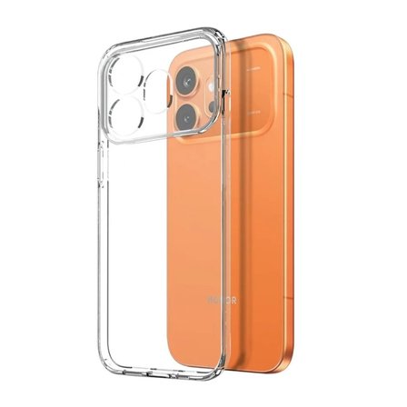 Honor 600 5G Uyumlu Silikon Kılıf - Pastel Renk Tonu Kamera Korumalı Esnek Kapak - Şeffaf