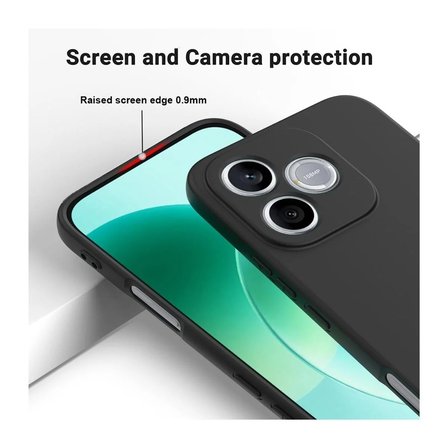 Honor 600 Lite Uyumlu Silikon Kılıf - Pastel Renk Tonu Kamera Korumalı Esnek Kapak - Gri