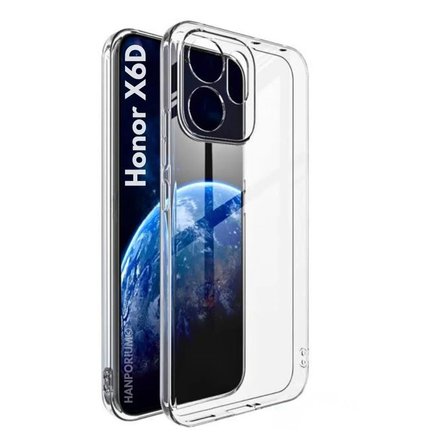 Honor X6D 5G Uyumlu Silikon Kılıf - Pastel Renk Tonu Kamera Korumalı Esnek Kapak - Şeffaf