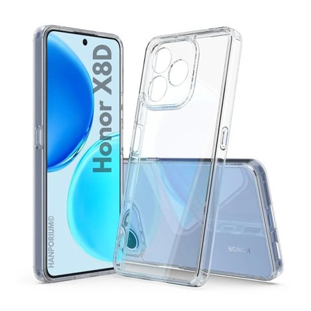 Honor X8D 4G Uyumlu Silikon Kılıf - Pastel Renk Tonu Kamera Korumalı Esnek Kapak - Şeffaf