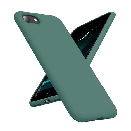 Apple iPhone 6 Uyumlu Silikon Kılıf - Pastel Renk Tonu Kamera Korumalı Esnek Kapak - Yeşil