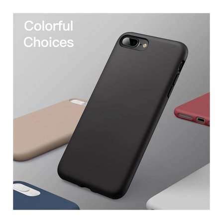 Apple iPhone 7 Plus Uyumlu Silikon Kılıf - Pastel Renk Tonu Kamera Korumalı Esnek Kapak - Şeffaf
