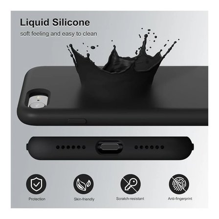 Apple iPhone 8 Uyumlu Silikon Kılıf - Pastel Renk Tonu Kamera Korumalı Esnek Kapak - Mor