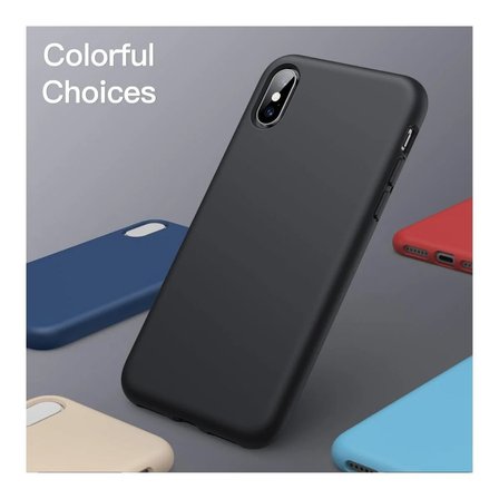 Apple iPhone X Uyumlu Silikon Kılıf - Pastel Renk Tonu Kamera Korumalı Esnek Kapak - Mürdüm