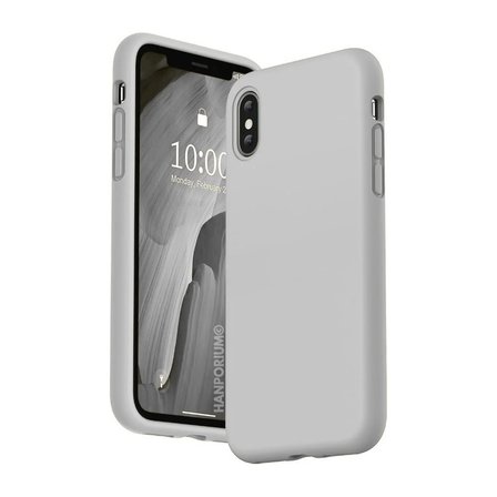 Apple iPhone XS Max Uyumlu Silikon Kılıf - Pastel Renk Tonu Kamera Korumalı Esnek Kapak - Gri