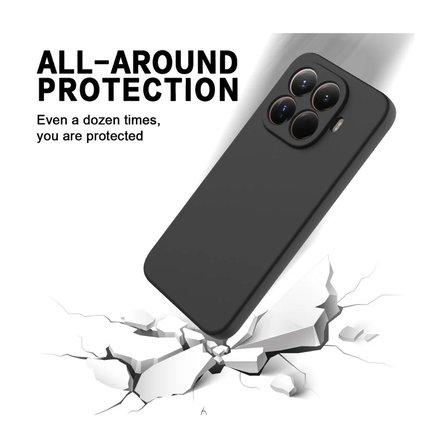 Xiaomi 17T Pro Uyumlu Silikon Kılıf - Pastel Renk Tonu Kamera Korumalı Esnek Kapak - Gri