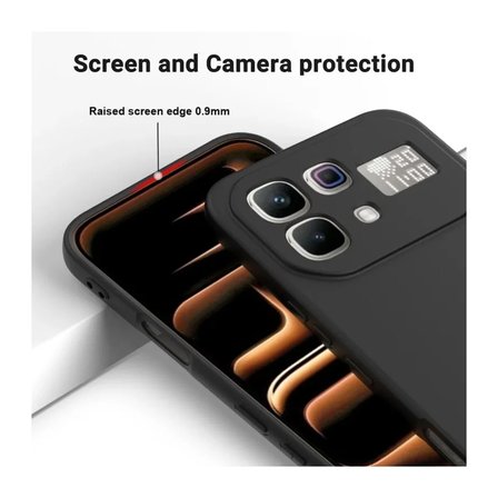Infinix Note 60 Pro Uyumlu Silikon Kılıf - Pastel Renk Tonu Kamera Korumalı Esnek Kapak - Şeffaf
