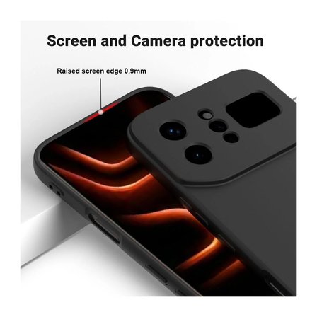 Infinix Note 60 Ultra Uyumlu Silikon Kılıf - Pastel Renk Tonu Kamera Korumalı Esnek Kapak - Lacivert