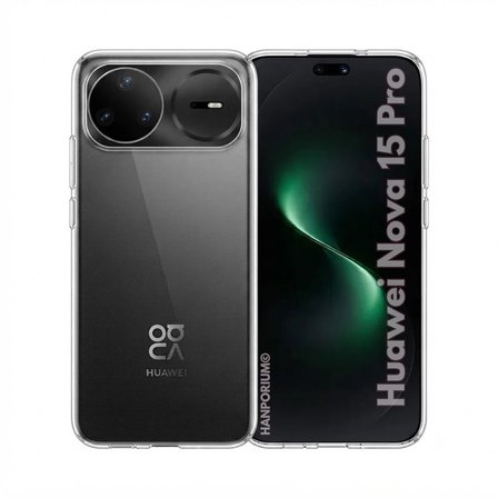 Huawei Nova 15 Pro Uyumlu Silikon Kılıf - Pastel Renk Tonu Kamera Korumalı Esnek Kapak - Şeffaf