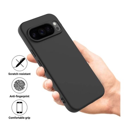 Google Pixel 10 Pro Uyumlu Silikon Kılıf - Pastel Renk Tonu Kamera Korumalı Esnek Kapak - Lacivert