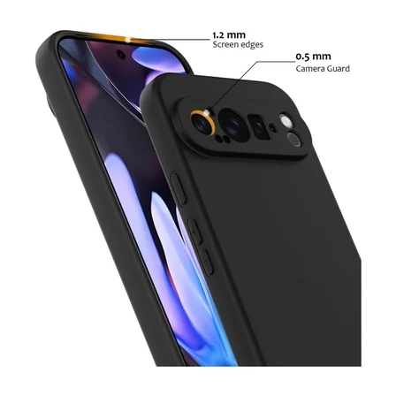 Google Pixel 10 Pro XL Uyumlu Silikon Kılıf - Pastel Renk Kamera Korumalı Esnek Kapak - Yeşil