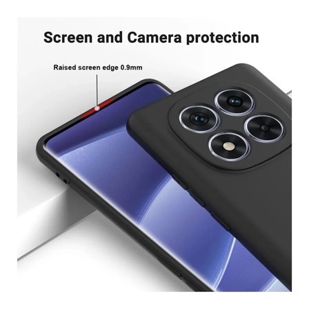 Poco M8 Pro 5G Uyumlu Silikon Kılıf - Pastel Renk Tonu Kamera Korumalı Esnek Kapak - Mürdüm