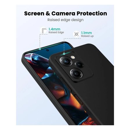 Poco X5 Pro 5G Uyumlu Silikon Kılıf - Pastel Renk Tonu Kamera Korumalı Esnek Kapak - Mürdüm