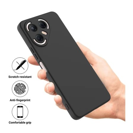 Tecno Pova 7 Ultra Uyumlu Silikon Kılıf - Pastel Renk Tonu Kamera Korumalı Esnek Kapak - Gri