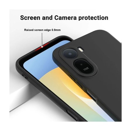 Redmi A7 Pro Uyumlu Silikon Kılıf - Pastel Renk Tonu Kamera Korumalı Esnek Kapak - Şeffaf
