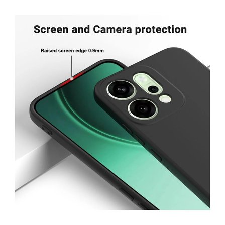 Oppo Reno 14 Pro Uyumlu Silikon Kılıf - Pastel Renk Tonu Kamera Korumalı Esnek Kapak - Lacivert