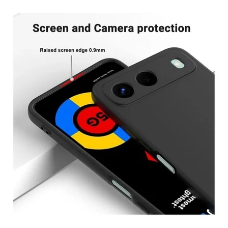 Tecno Spark 40 5G Uyumlu Silikon Kılıf - Pastel Renk Tonu Kamera Korumalı Esnek Kapak - Gri