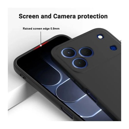 Tecno Spark 50 Uyumlu Silikon Kılıf - Pastel Renk Tonu Kamera Korumalı Esnek Kapak - Lacivert