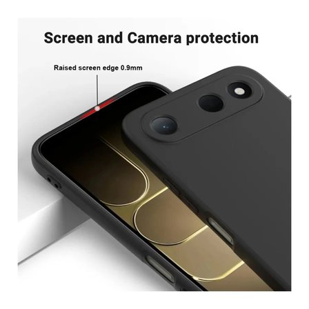Tecno Spark 50 5G Uyumlu Silikon Kılıf - Pastel Renk Tonu Kamera Korumalı Esnek Kapak - Mor