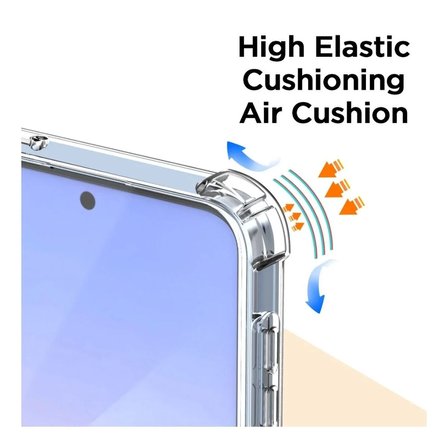 Samsung Galaxy Z Flip 7 FE Uyumlu Silikon Kılıf Köşe Korumalı Kablosuz Şarj Destekli Kılıf