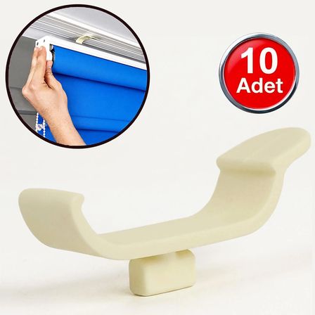 ALETÇANTAM STOR ZEBRA PERDE MONTAJ APARATI (10'LU_PAKET) PLASTİK 3,5cm