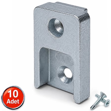Aletçantam Pvc Pimapen İspanyolet Pencere Kapı Kilit Karşılığı -10 Adet
