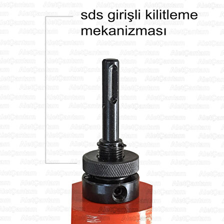 Gfb Bi Metal Panç Metal Testere 40 Mm + Sds Kanallı Adaptör