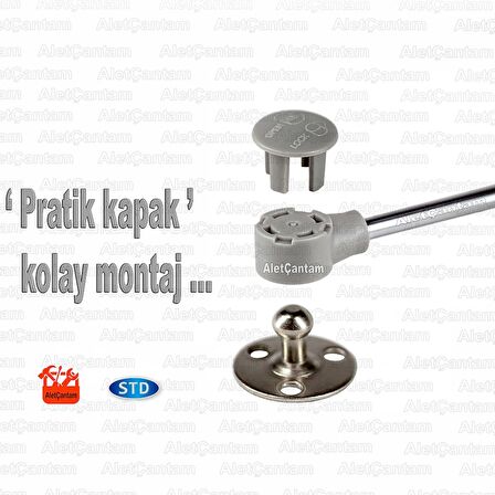 Piston Dolap Kapak Amortisörü Gazlı Kapak Pistonu 100n